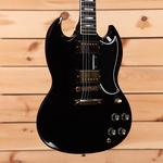 Электрогитара Gibson SG Custom 2-Pickup - Ebony - CS302089 - PLEK'd - фото