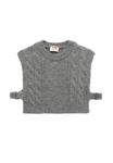 Топ Koton CROP, Anthracite/Grey - фото