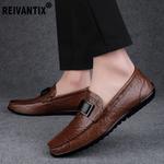 Туфли Men"s Casual Men Low-Top Brown Reivantix - фото 4