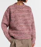 Свитер из шерсти, альпаки и шелка Róhe, Framboise Melange - фото 6