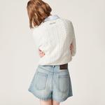 Джинсовые шорты Miu Miu, голубой - фото 3