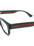 Gucci Eyewear Web-деталь квадратные очки, черный - фото 3