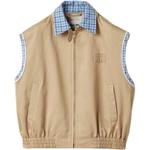 Жилет с вышитым логотипом MIU MIU, серый - фото