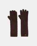 Вязаные перчатки Tintoretto, коричневый - фото