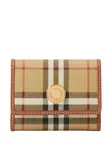 Кошелек в клетку Vintage Check BURBERRY, нейтральный - фото