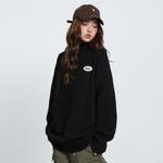 Свитер унисекс REXSHION, черный (круглый вырез) - фото 4