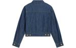 Джинсовая куртка женская, синяя, стираная Celine - фото 2