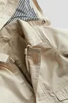 Хлопковая парка с капюшоном H&M, бежевый - фото 2