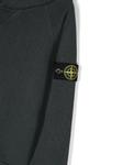 Stone Island Junior худи с нашивкой Compass, серый - фото 3