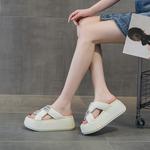 Шлепанцы женские Shangjinni, серебряный - фото 4