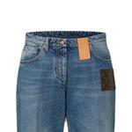 Джинсы женские Louis Vuitton, синий - фото 4