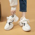 Кроссовки La Chapelle Chunky Sneakers Women's Low-top, белый/черный - фото 27