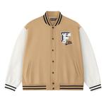 Бейсбольная куртка унисекс Maple Leaf Brown Fila Fusion - фото