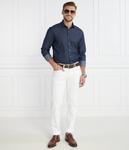 Рубашка разрезана, стираный деним Regular fit Oscar Jacobson, синий - фото 2