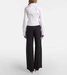 Топ-бюстье из смесового хлопка Mugler, белый - фото 3