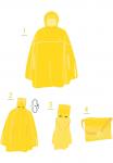 Детский дождевик Cherrapunji Kids Normani, желтый - фото 6