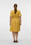 Платье-рубашка VMCMELANEY MIDI Vero Moda Curve, горчично-желтый - фото 2