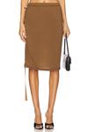 Мини-юбка Wind от Helmut Lang, cocoa - фото 2