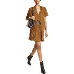 Платье с короткими рукавами женское желтое Michael Kors - фото 3