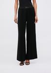 Брюки KARL LAGERFELD CADY ELASTIC WAIST PANTS, Black - фото