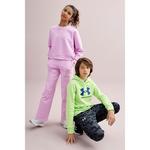 Флисовые прямые брюки Under Armour Rival для девочек 7–18 лет, черный - фото 6