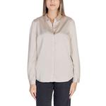 Рубашка из золотого полиэстера Vila Clothes - фото