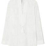 Туника Eyelet Tory TORY BURCH, белый - фото 4