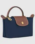 Маленькая сумка Le Pliage Original на молнии Longchamp, темно-синий - фото 4
