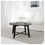 Журнальный столик, черный, 90 см, KRAGSTA IKEA - фото 2