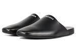 Тапочки mules 'black white' Balenciaga, черный - фото 3