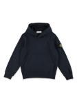 Толстовка с капюшоном Stone Island Junior Compass-badge, черный - фото