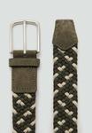 Ремень Mango Braided belt, Khaki - фото 2