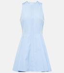 Платье-рубашка из хлопкового поплина Годе Ami Paris, Cashmere Blue - фото