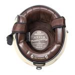 Открытый шлем Gari G20X Fiberglass, бежевый - фото 3