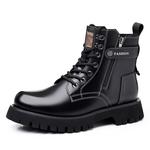 Мужские ботинки Martin черно-желто-серые Romon - фото 6