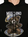 Толстовка с капюшоном Teddy Bear-intarsia Moschino, черный - фото 5