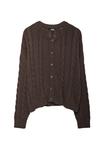 Кардиган Stradivarius Cardigan, Dark Brown - фото 6