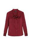 Блуза faina Button-down blouse, Burgundy/Red - фото 5