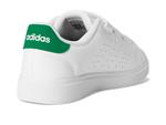Кроссовки Adidas Kids Advantage 2.0 Shoes, White/White/Green - фото 5
