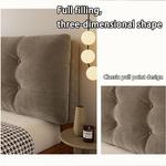 Generic Подушка для спины и изголовья с чехлом White - фото 5