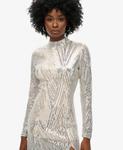 Платье Superdry, серебряный - фото 6
