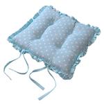 Подушка на стул Homescapes, 40x40x5 см, синий - фото 2