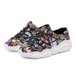 Женские кеды низкие белые TT&MM, темно-синие - фото 3