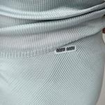 Шелковые юбки миди MIU MIU, астро - фото 5