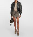 Мини-юбка в клетку с потертостями Acne Studios, мультиколор - фото 2