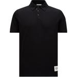 Поло Moncler, черный - фото