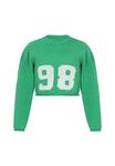 Джемпер myMo Jumper, Green White/Green - фото 5