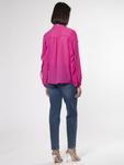 Блуза Influencer, малиновый - фото 4