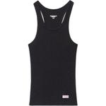 Хлопковая майка Alexander Wang, черный - фото