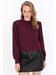 Женский свитер бордового цвета myMo ROCKS - фото 3